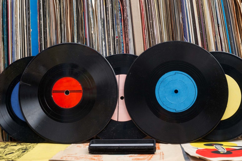 Discos de vinilo.