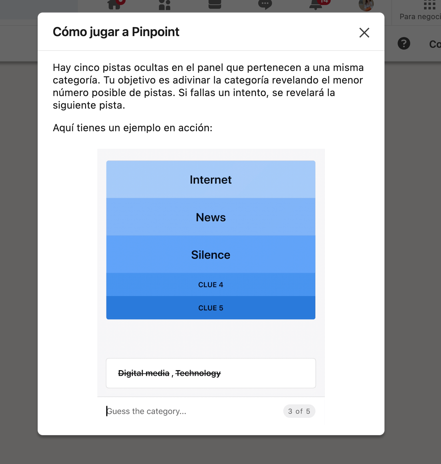 Cómo jugar Pinpoint.