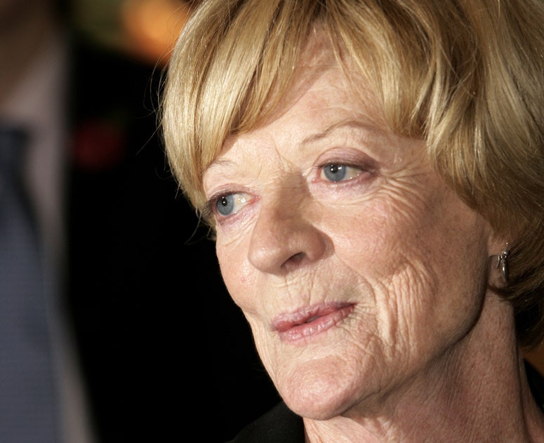 Fotografía de la actriz británica, Maggie Smith.