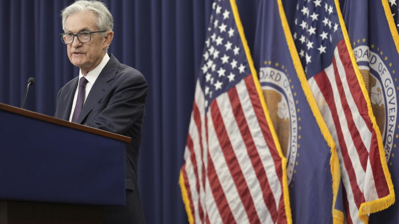 El presidente de la Junta de la Reserva Federal, Jerome Powell, habla durante una conferencia de prensa en la Reserva Federal en Washington, el miércoles 18 de junio de 2025.