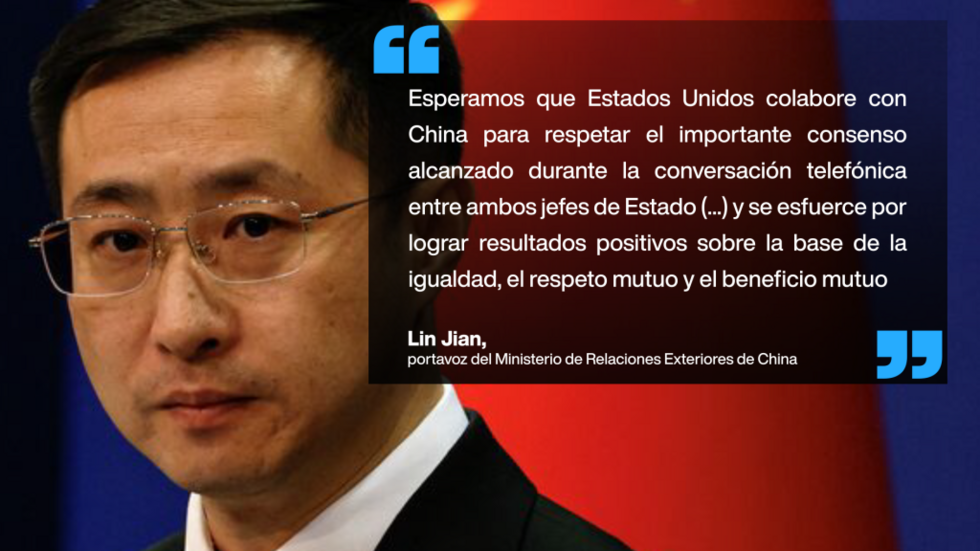 Respuesta de China a la extensión de la tregua arancelaria con Estados Unidos.